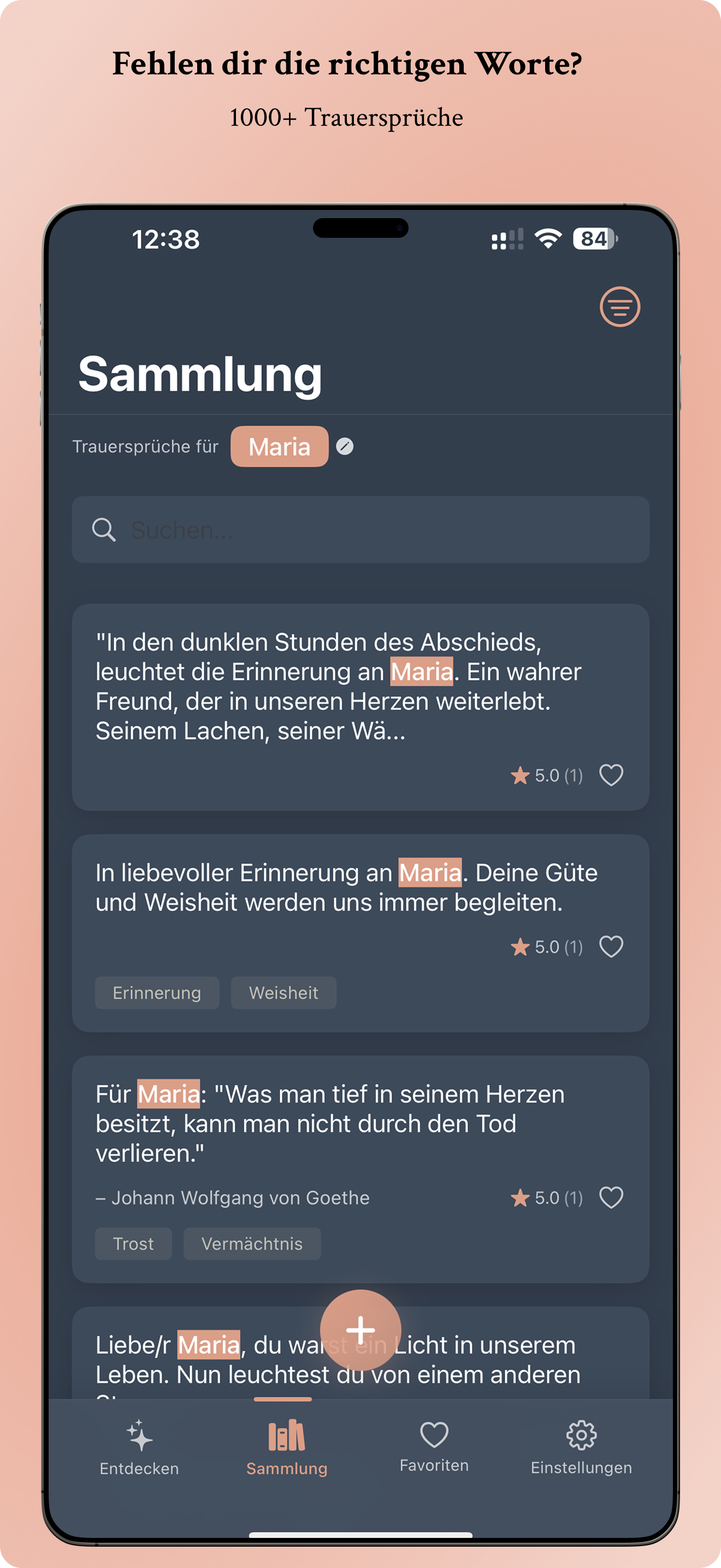 Memoia App Screen 3